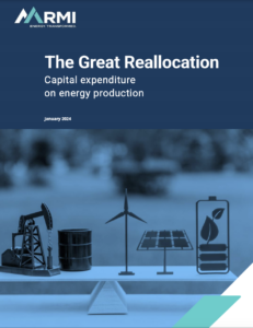 The Great Reallocation Capital: Expenditure on Energy Production